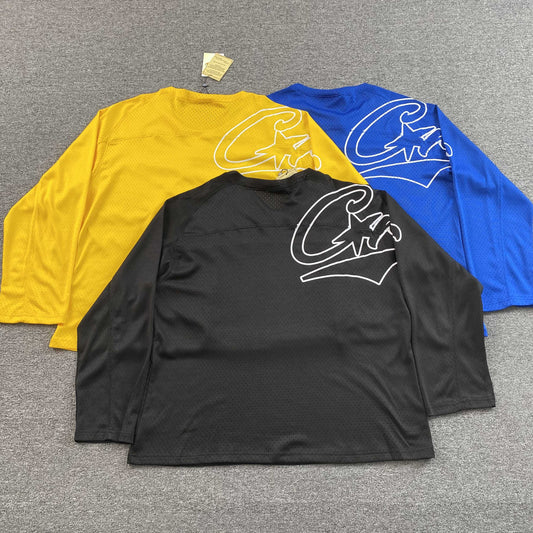 [New] Corteiz Woosh Mesh Jersey Longsleeve