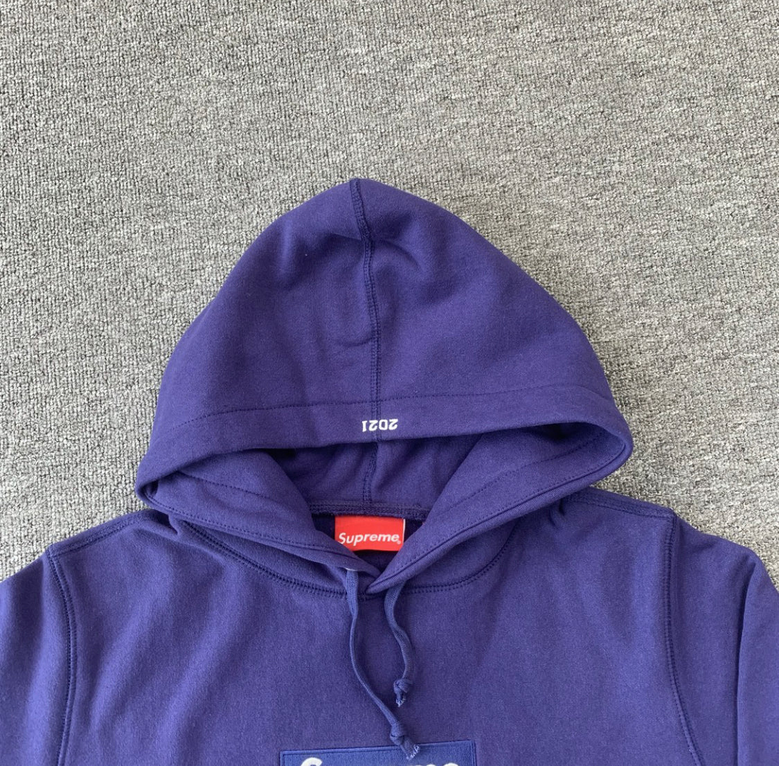 Store Supreme Box Logo Hoodie Plum sz medium