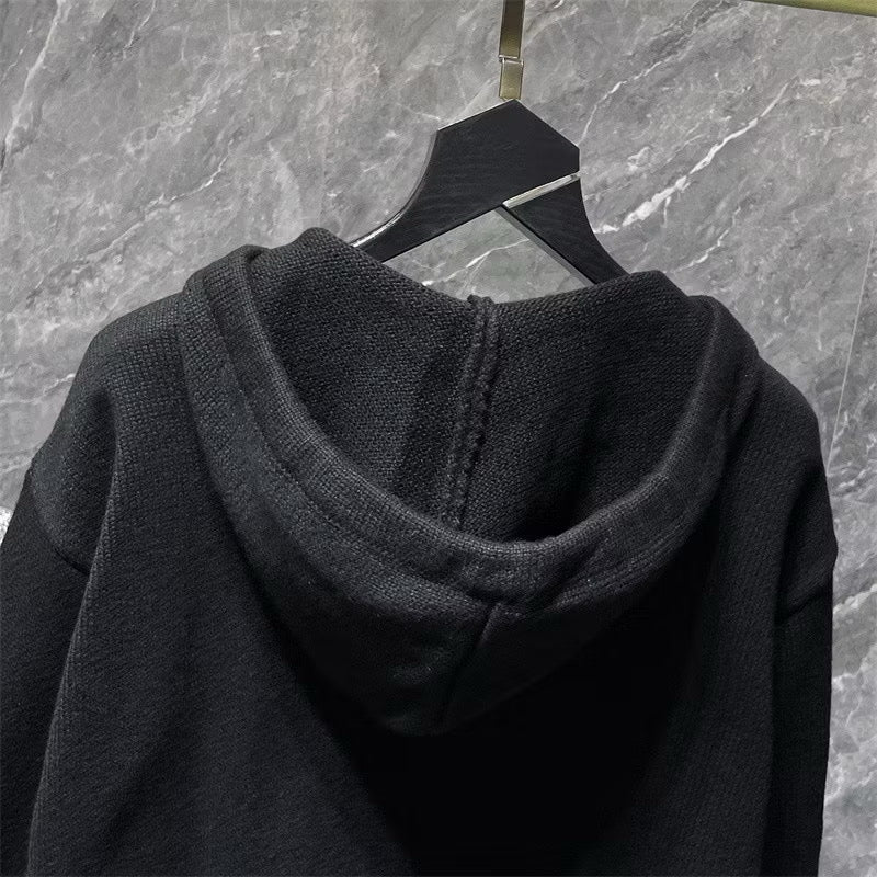 [New] Chrome Hearts Side Logo Knitted Hoodie