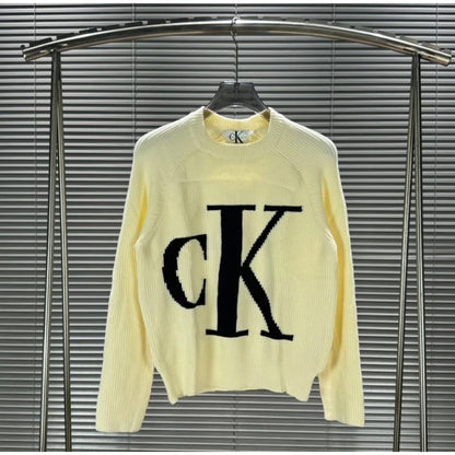 [New] Calvin Klein Big Logo Knitted Sweater