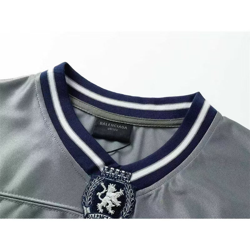 [New] Balenciaga 3B Football Shiny Jersey Tee