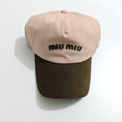 [New] MiuMiu Two Tone Cap