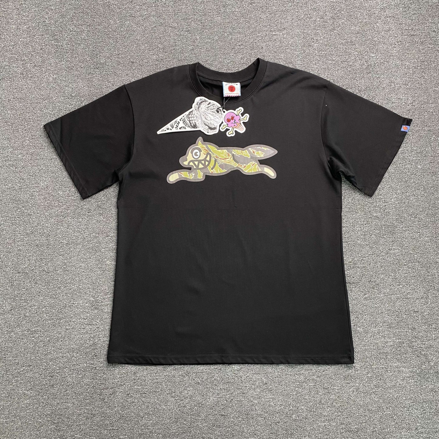 [New] Billionaire Boys Club Camou Running Dog Tee