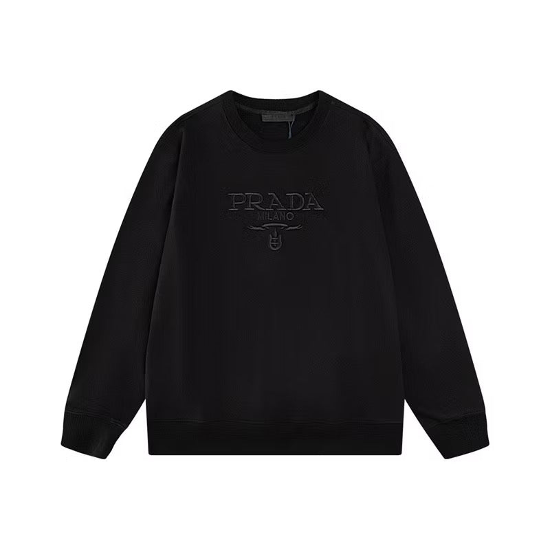 [New] Prada Embroidered Logo Sweatshirt