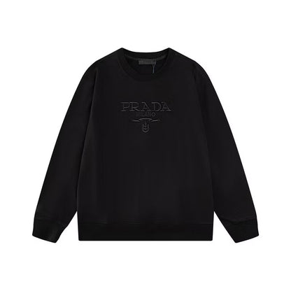 [New] Prada Embroidered Logo Sweatshirt