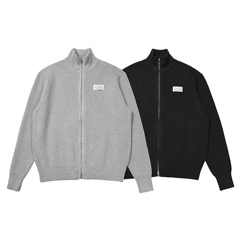 [New] Maison Margiela Full Zip Knit Sweater