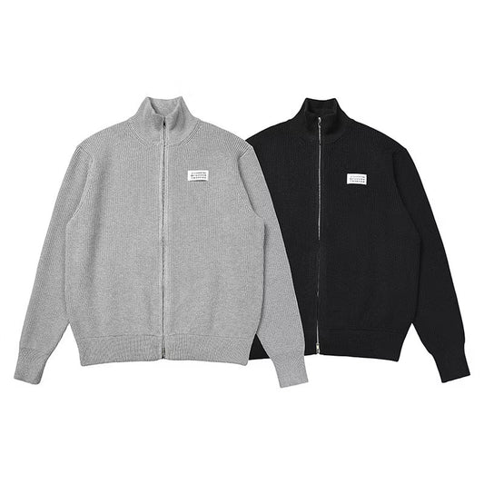 [New] Maison Margiela Full Zip Knit Sweater