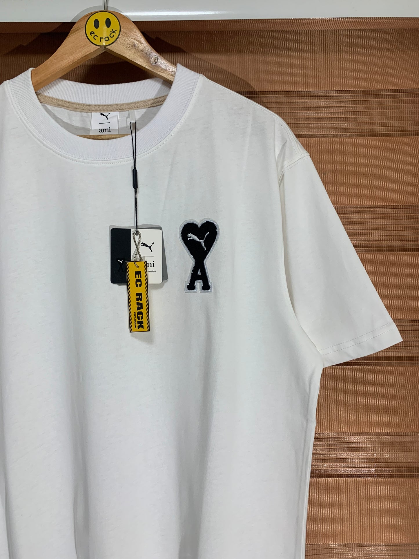 Ami x Puma Logo Tee (White)