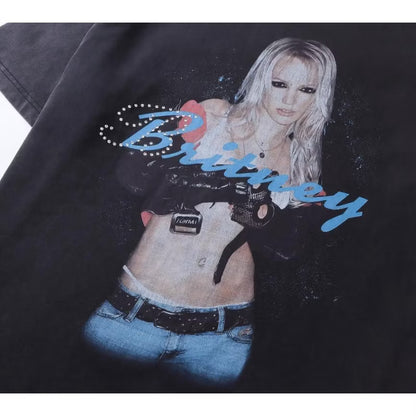 [New] Balenciaga x Britney Oversized Tee