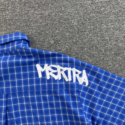 [New] Mertra Checkered Boxy Crop Polo