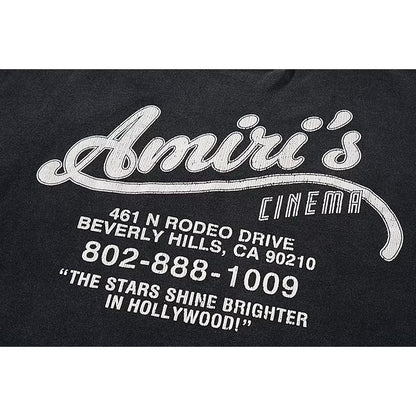 [New] Amiri 'Cinema' Washed Tee