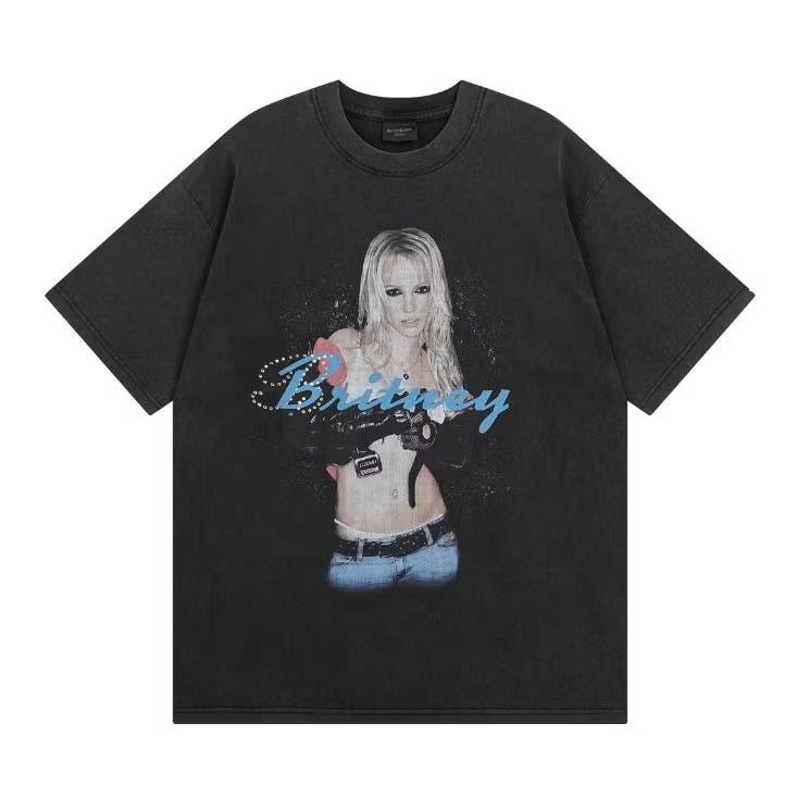 [New] Balenciaga x Britney Oversized Tee