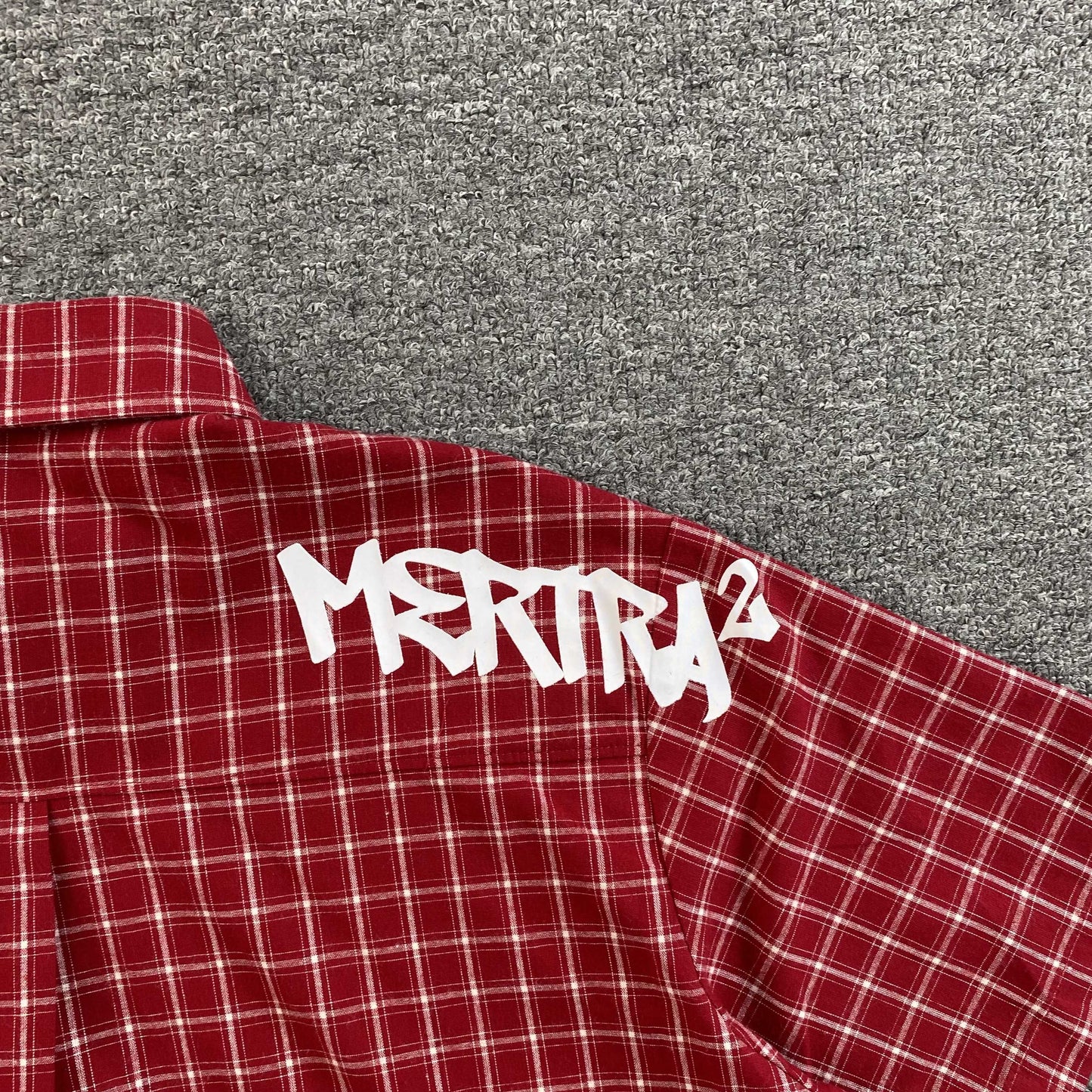 [New] Mertra Checkered Boxy Crop Polo