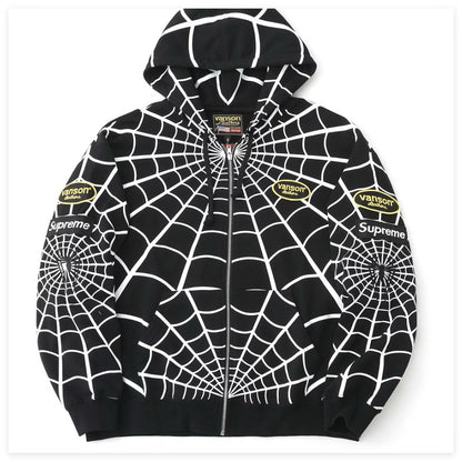 [New] Supreme Vanson SpiderMan Hoodie