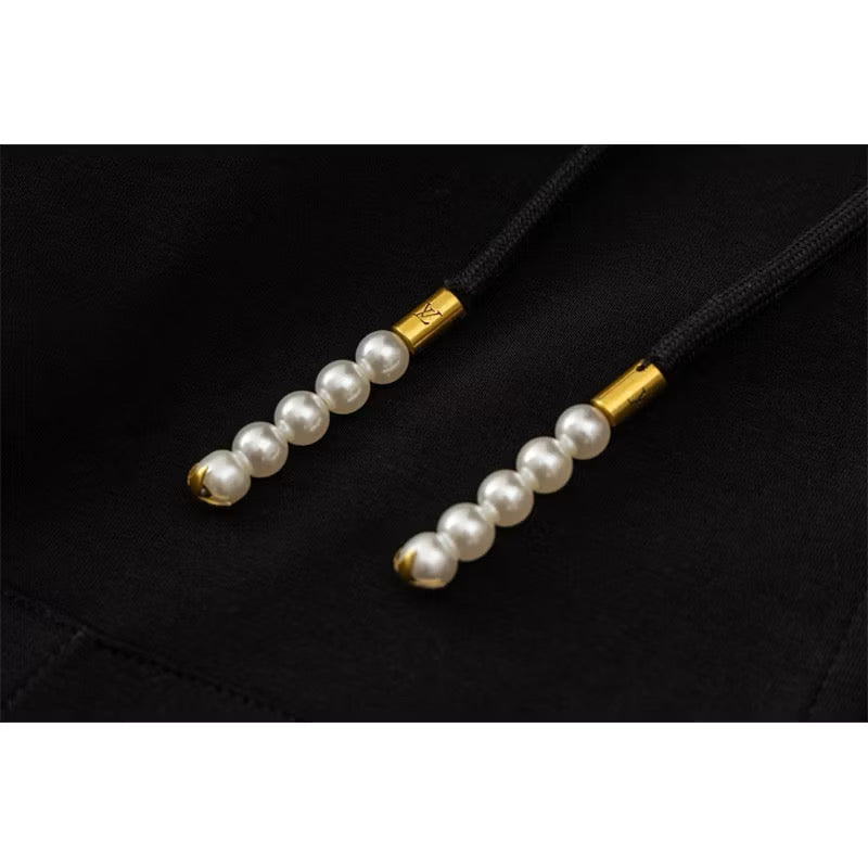 [New] Louis Vuitton Zip Up Hoodie (Black)