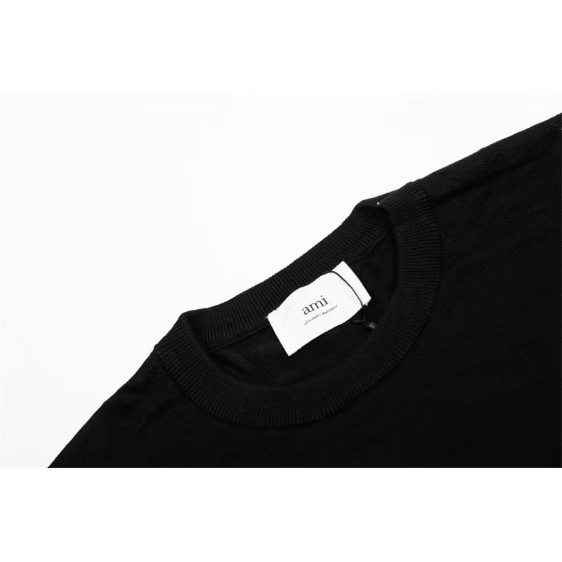 [New] Ami Heart Logo Knitted Tee