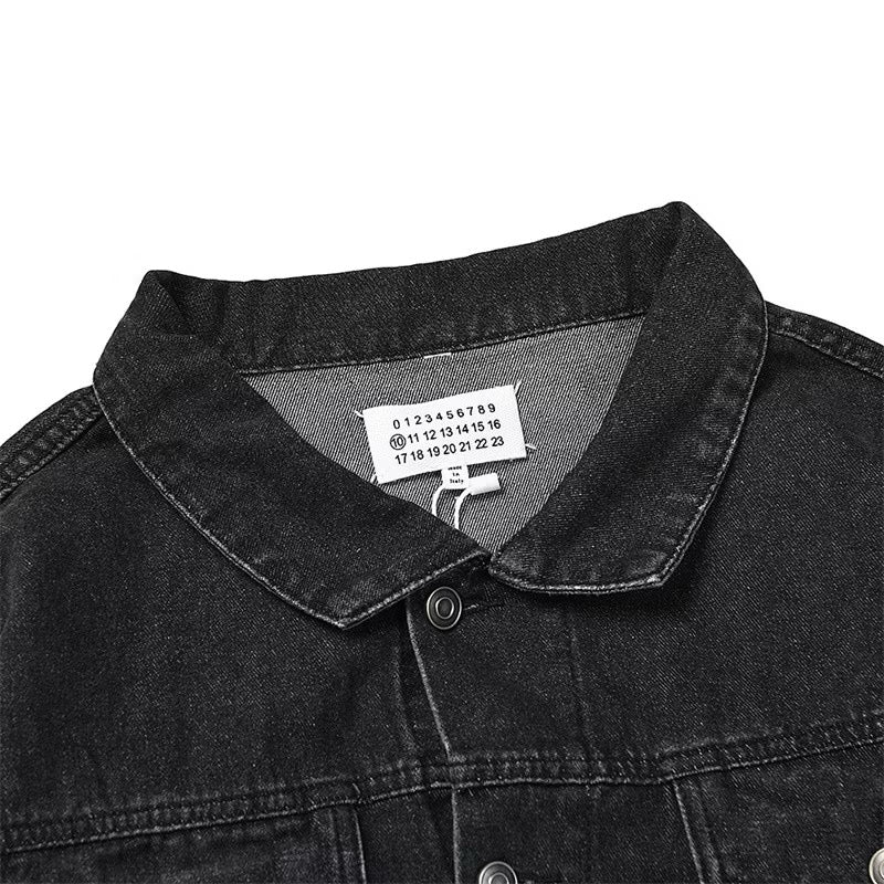 [New] Maison Margiela Black Denim Jacket