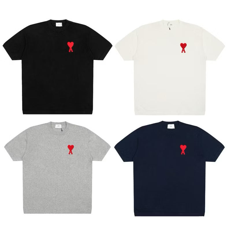 [New] Ami Heart Logo Knitted Tee