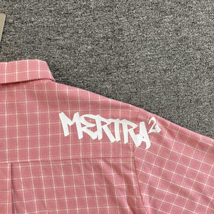 [New] Mertra Checkered Boxy Crop Polo