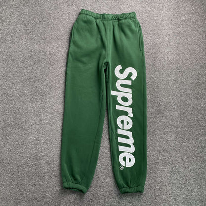 [New] Supreme Satin Applique Sweatpants
