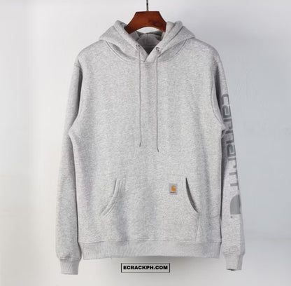 [New] Carhartt Logo Sleeves Hoodie