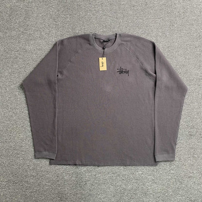[New] Stussy Waffle Longsleeve Tee