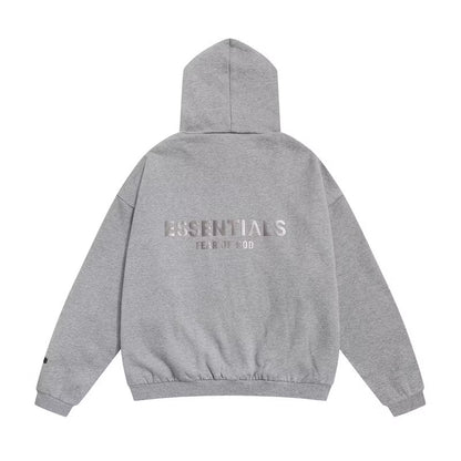 [New] Essentials Fear of God Classic Zip Up Hoodie