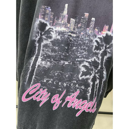 [New] Balenciaga ‘City of Angels’ Pullover Hoodie