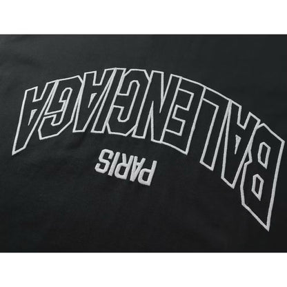[New] Balenciaga Embroidered Logo Tee