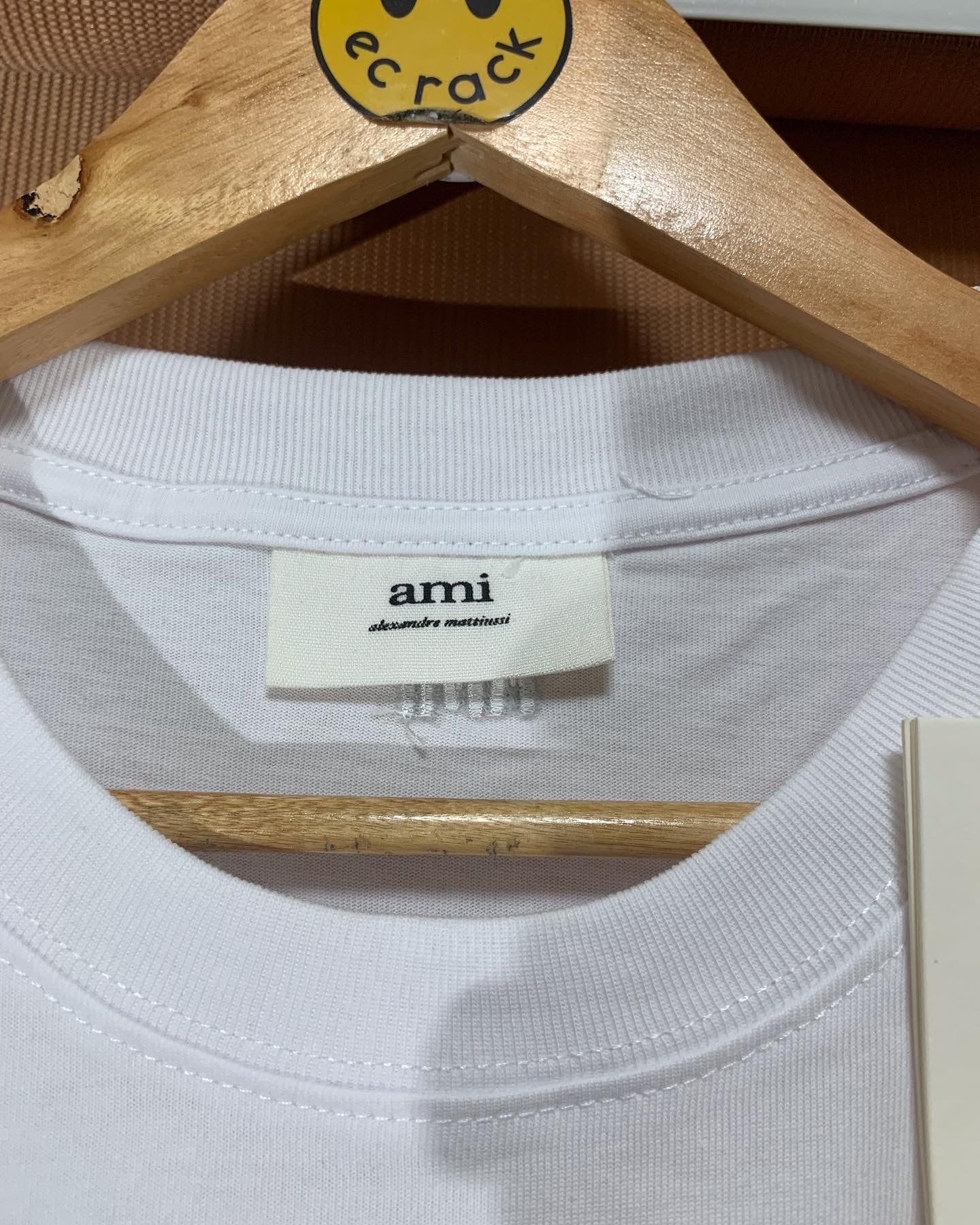 Ami Heart Logo Tee (White)