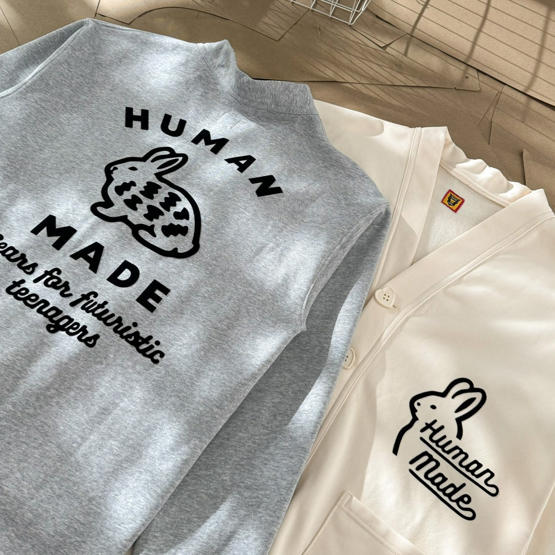 [New] Human Made 'Rabbit' Cardigan Sweater