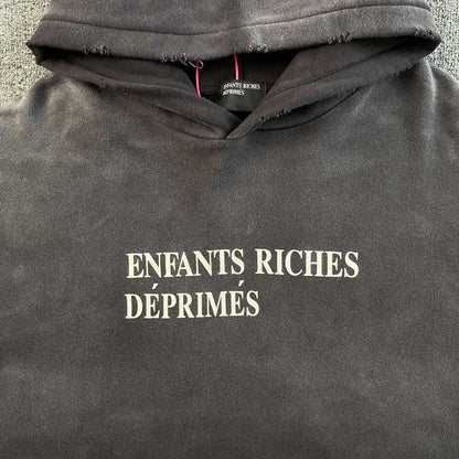 [New] Enfants Riches Deprimes Distressed Hoodie