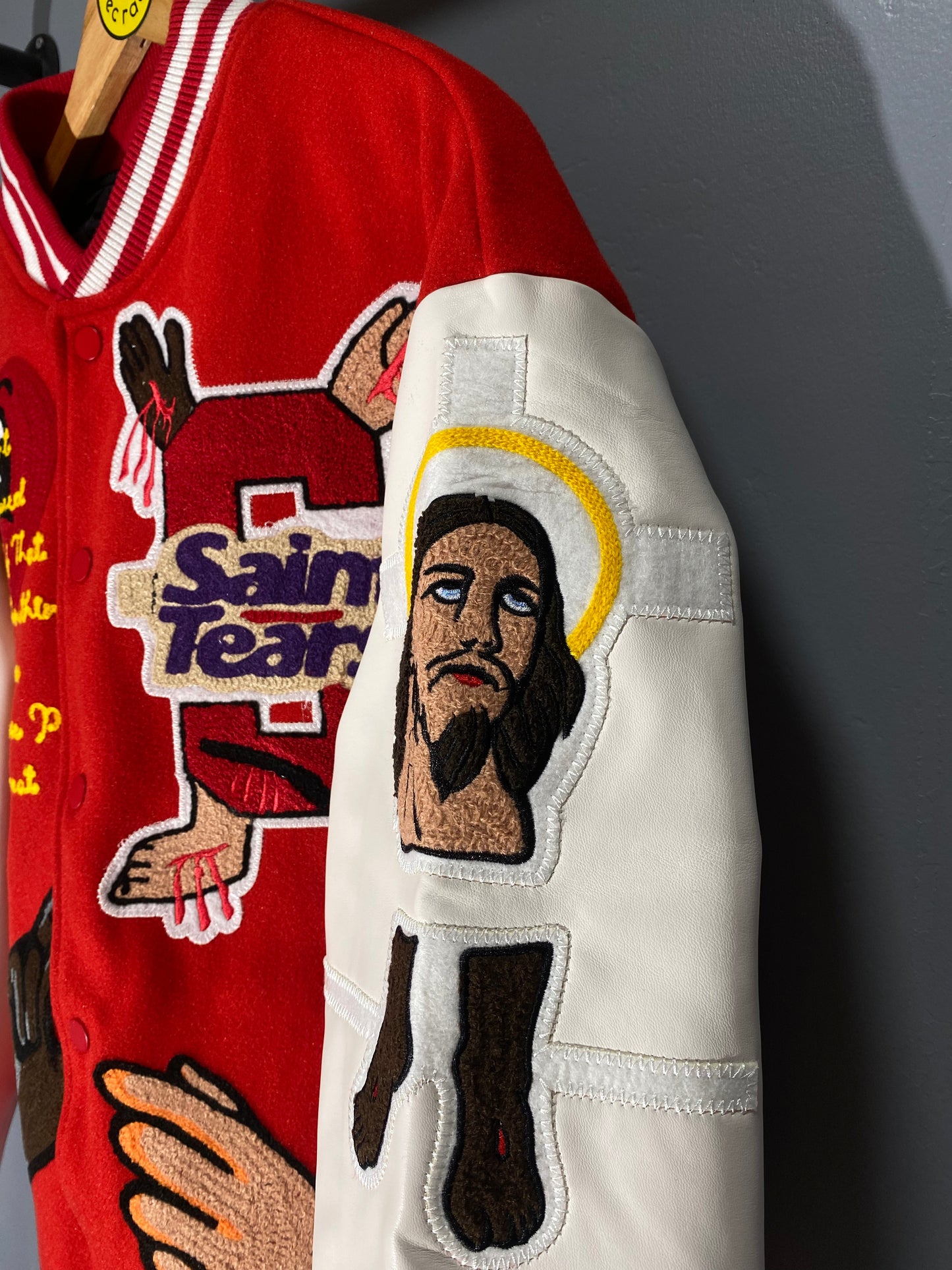 Saint Michael 'Tears' Varsity Jacket