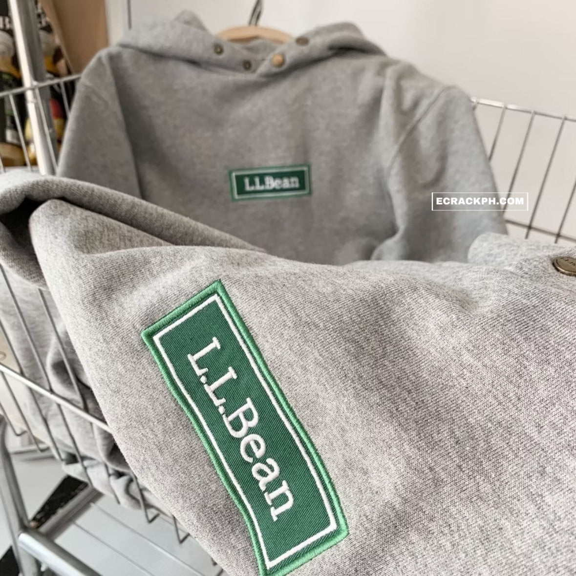 [New] LL Bean Box Logo Hoodie