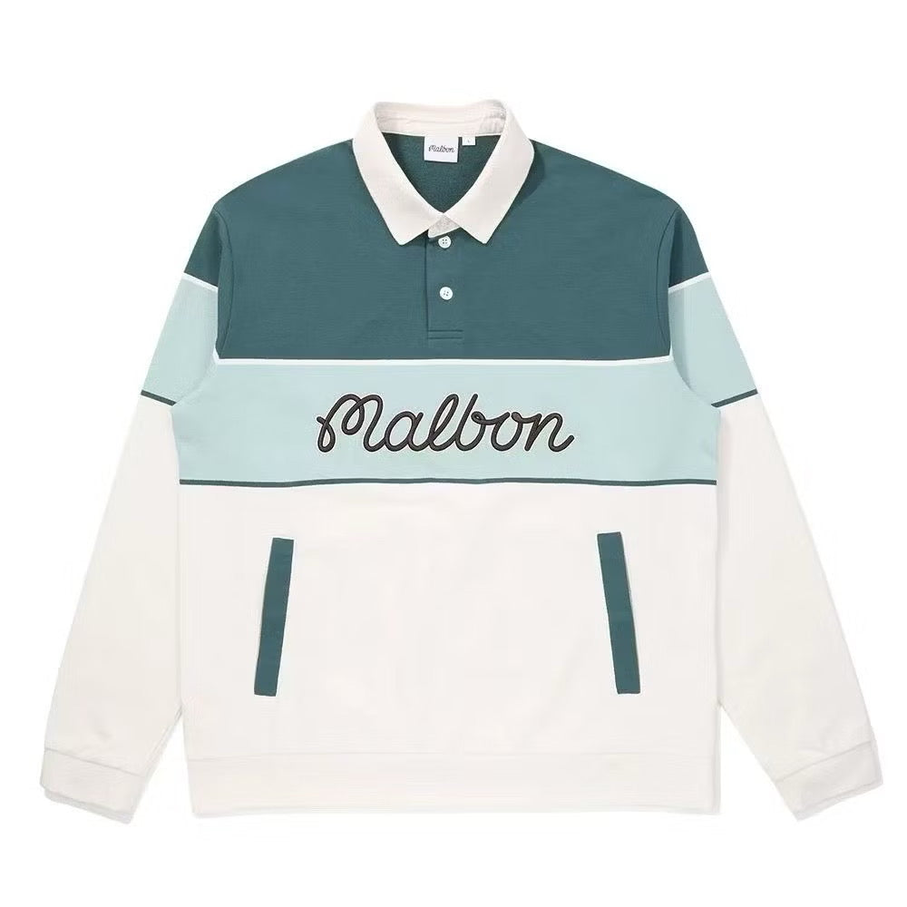 [New] Malbon Rugby Longsleeve Sweater