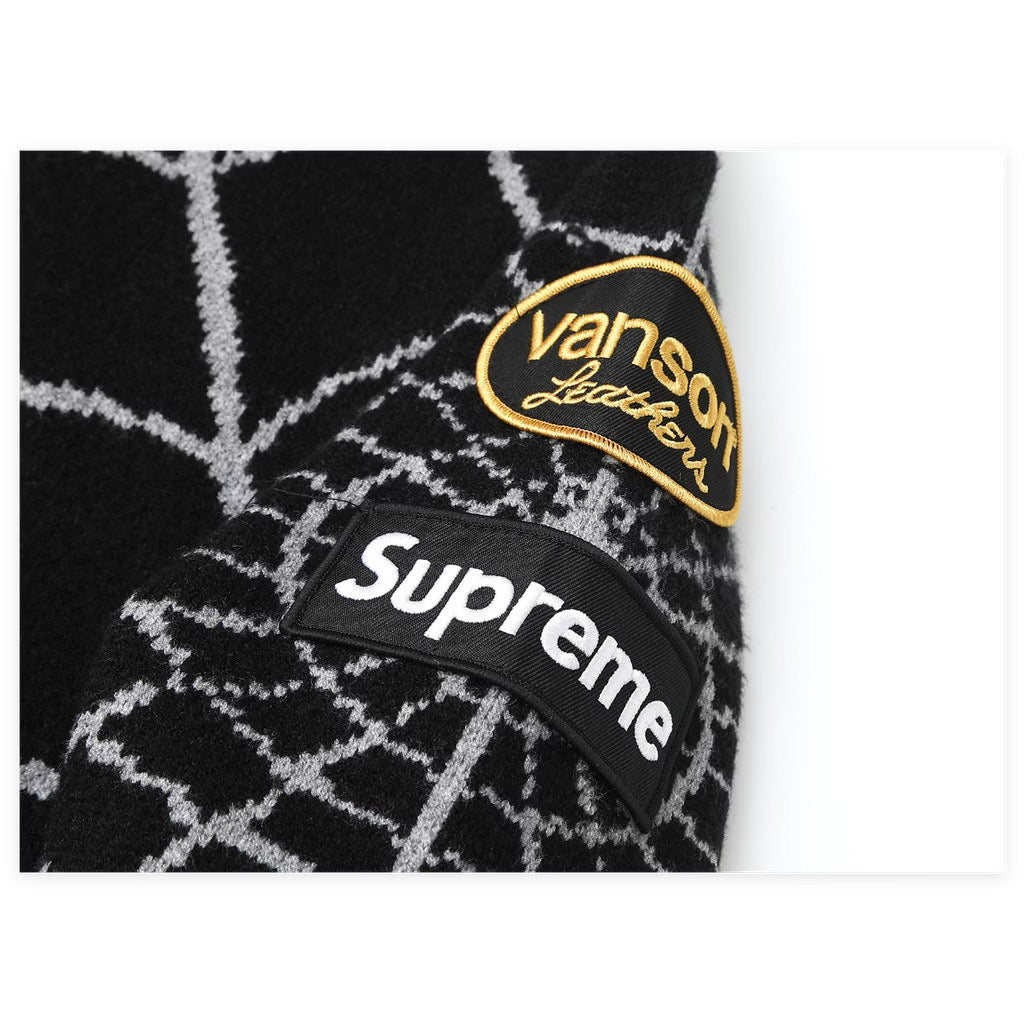 [New] Supreme Vanson SpiderMan Knitted Sweater
