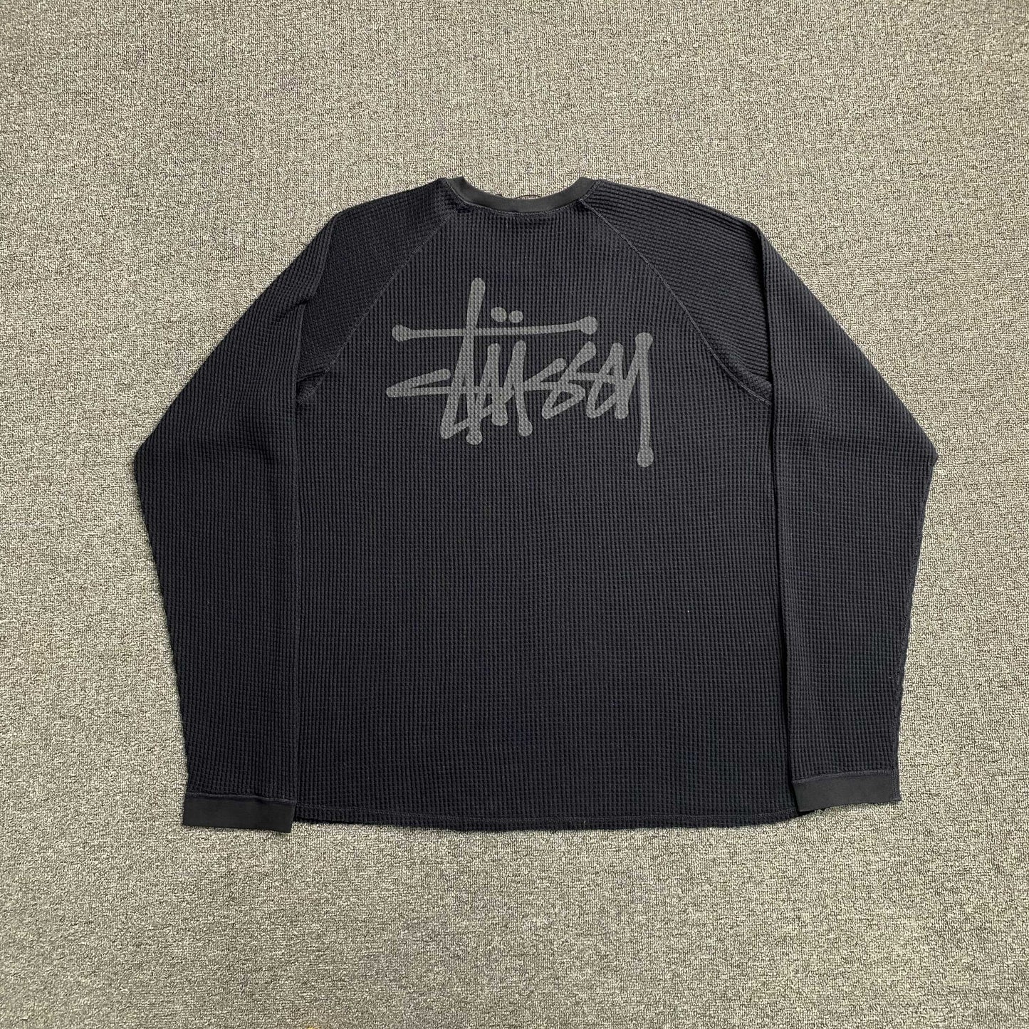 [New] Stussy Waffle Longsleeve Tee