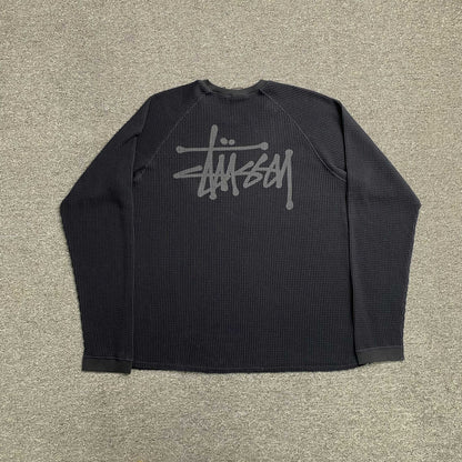 [New] Stussy Waffle Longsleeve Tee