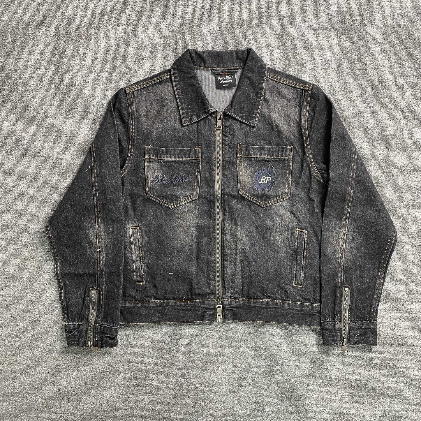 [New] Broken Planet Denim Black Jacket