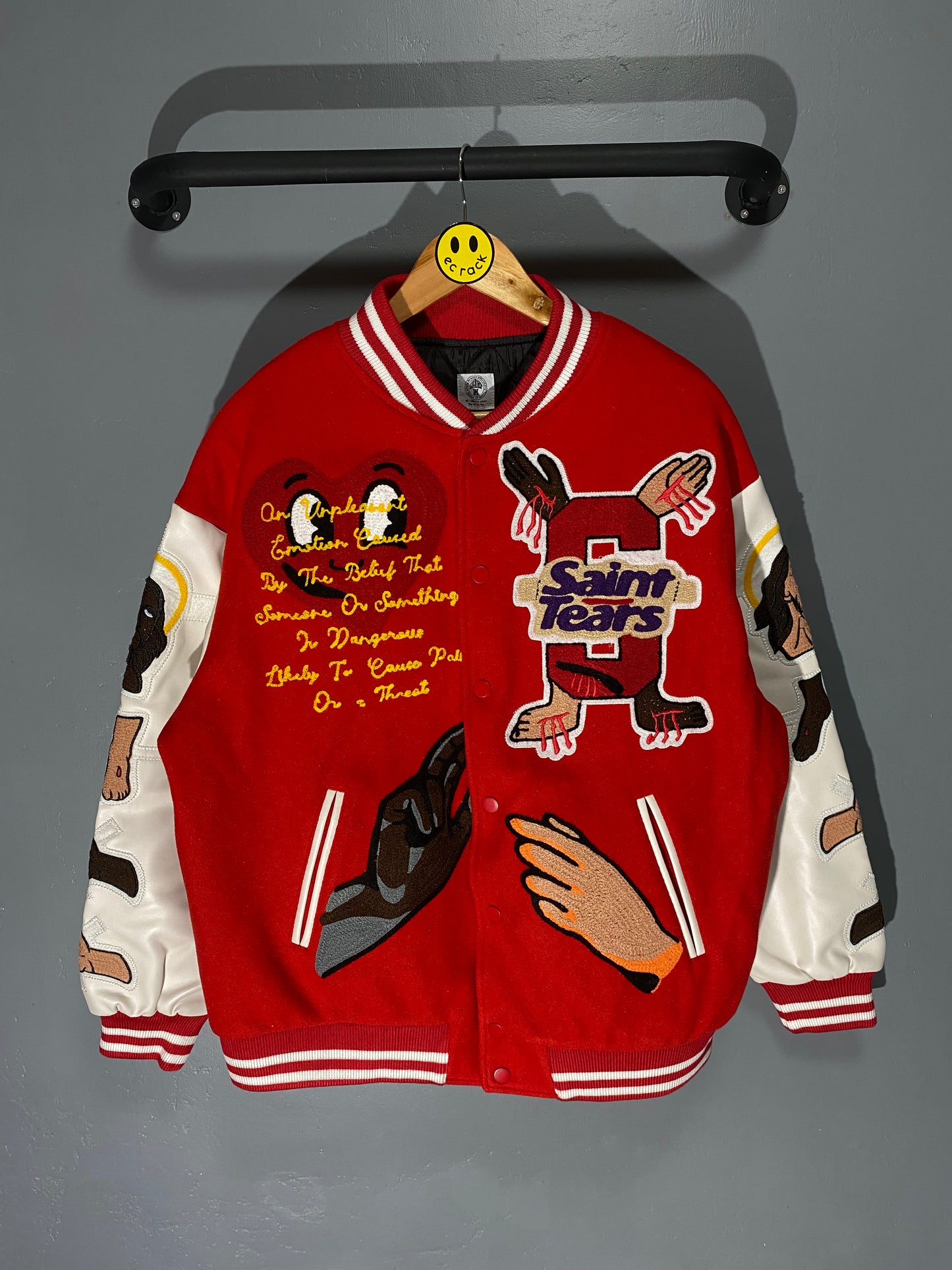 Saint Michael 'Tears' Varsity Jacket