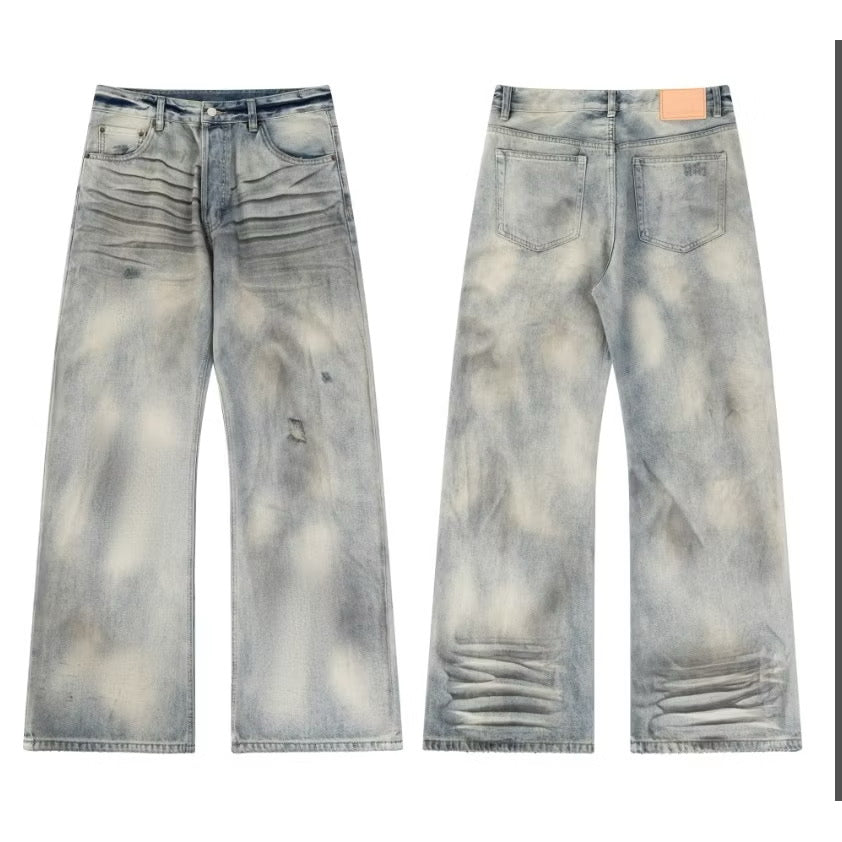 [New] Acne Studios Dirty Denim Wide Jeans