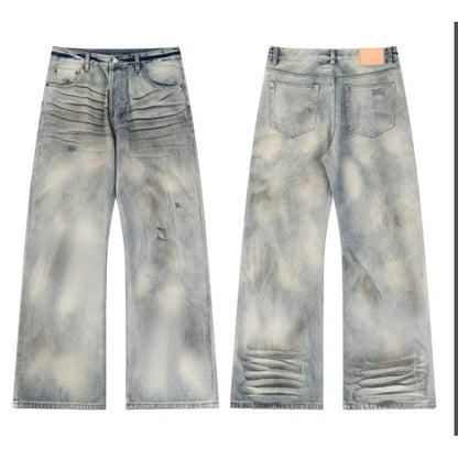 [New] Acne Studios Dirty Denim Wide Jeans