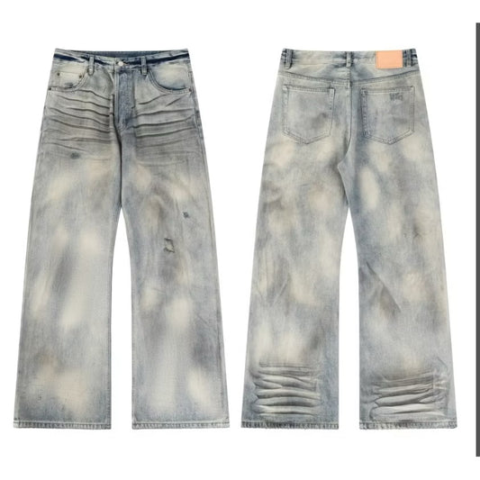 [New] Acne Studios Dirty Denim Wide Jeans