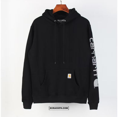 [New] Carhartt Logo Sleeves Hoodie