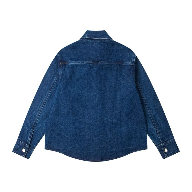 [New] Ami Paris Oversized Denim Longsleeve