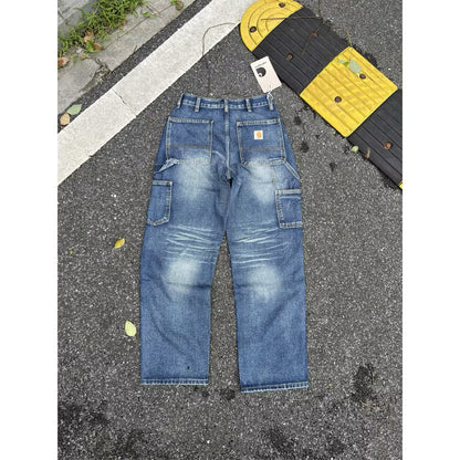 [New] Carhartt Double Knee Denim Carpenter Pants