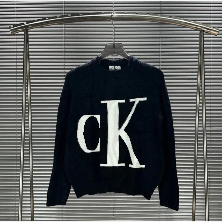 [New] Calvin Klein Big Logo Knitted Sweater