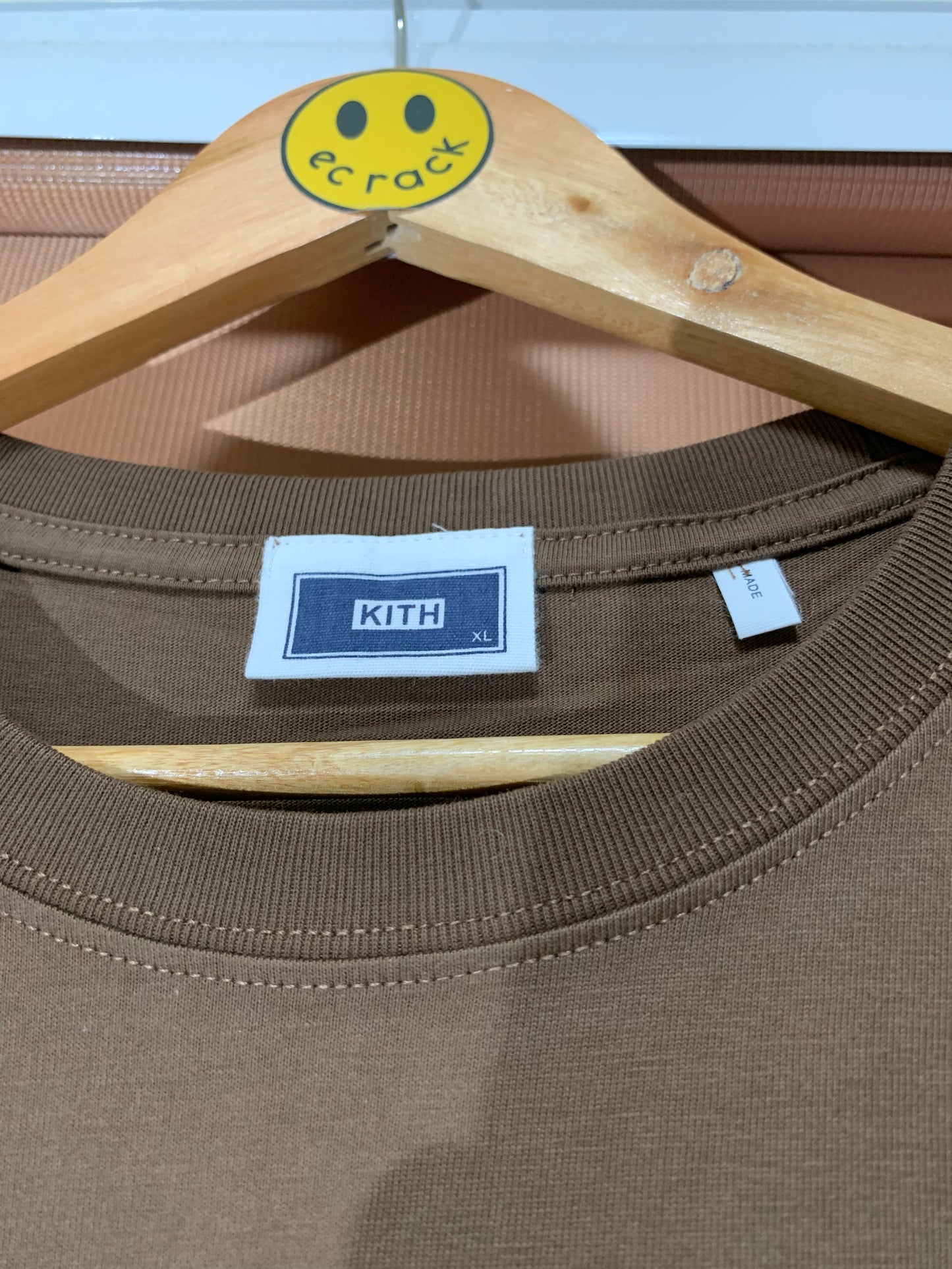 Kith Basic Logo Tee (Brown)