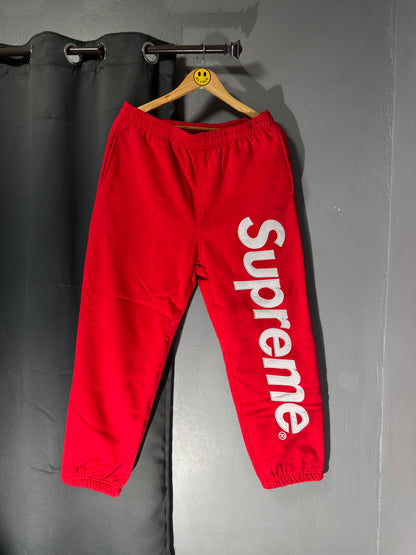 [New] Supreme Big Logo Sweatpants