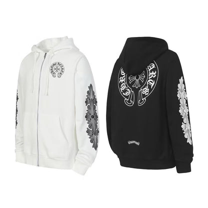 [New] Chrome Hearts Zip Up Hoodie